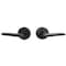 Sure-Loc Hardware Sure-Loc Hardware Basel Round Privacy Lever, Reversible Handing, Flat Black BS102-RD FBL - alternate 2